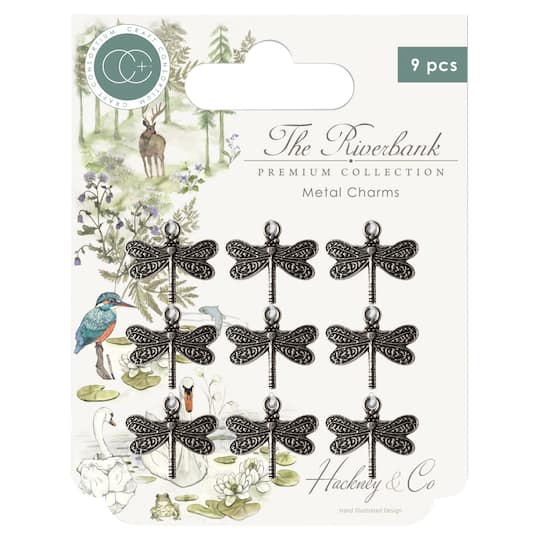 Craft Consortium The Riverbank Dragonfly Metal Charms